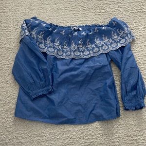 Francescas studio 19 off shoulder top.